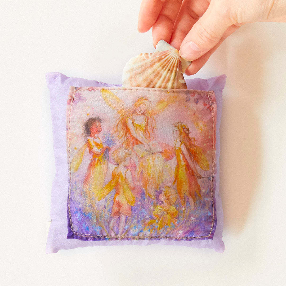 Sarah's Silks - Purple Tooth Fairy Pillow | | Sarah's Silks | Little Acorn to Mighty Oaks