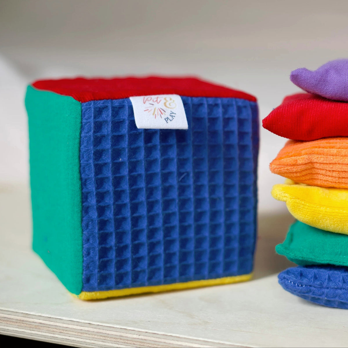 Pit and Play Sensory Dice – Rainbow | | Pit and Play | Little Acorn to Mighty Oaks