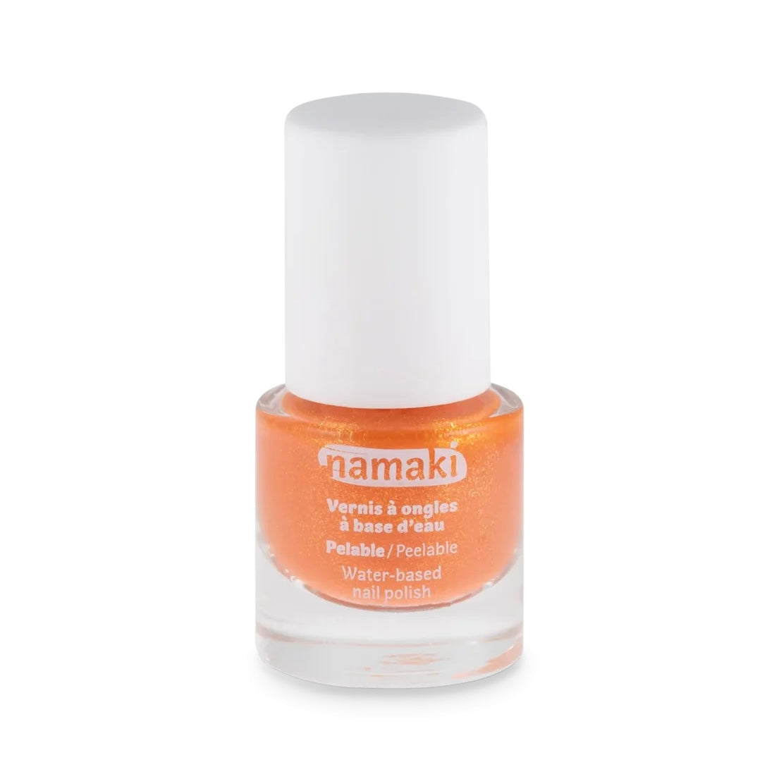 Namaki Water-Based Nail Polish - Coral Glitter | | Namaki | Little Acorn to Mighty Oaks
