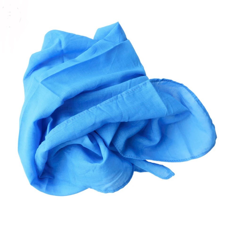 Laura's Play Cotton - Blue - 35 x 35 inches - Organic Cotton | | Laura's Play Cotton | Little Acorn to Mighty Oaks