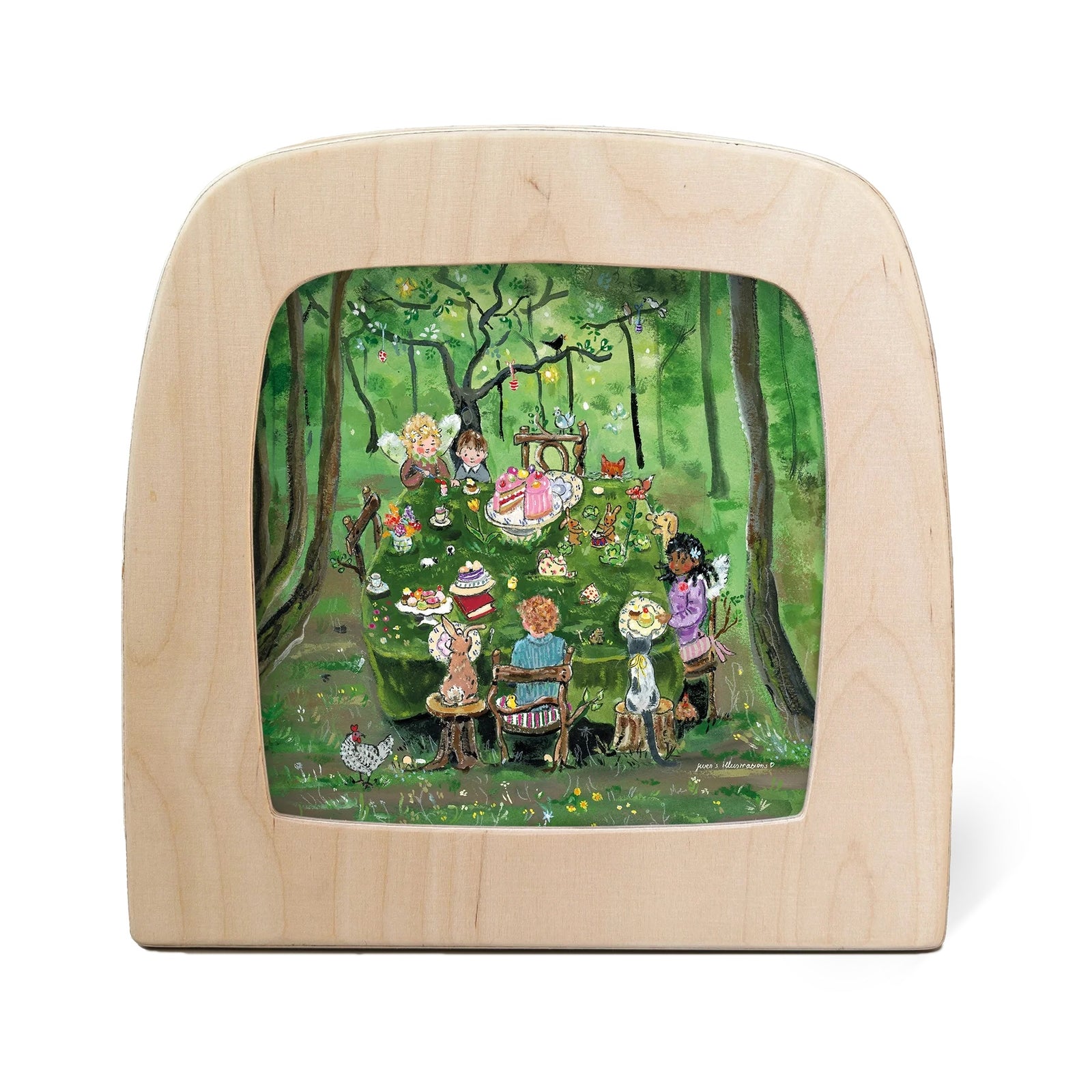 Gwen's Illustrations - Forest Tea Party Silhouette for Toverlux Lamp | Toy | Toverlux | Little Acorn to Mighty Oaks