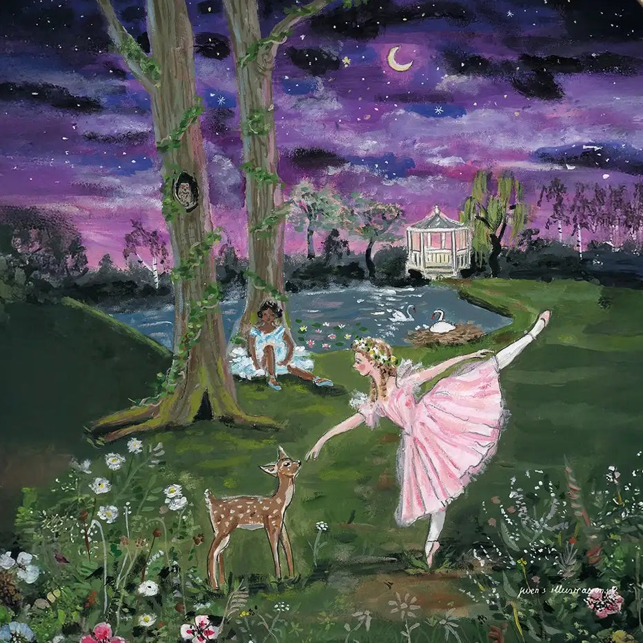 Gwen's Illustrations - Moonlight Ballerina Toverlux Silhouette | Toy | Toverlux | Little Acorn to Mighty Oaks