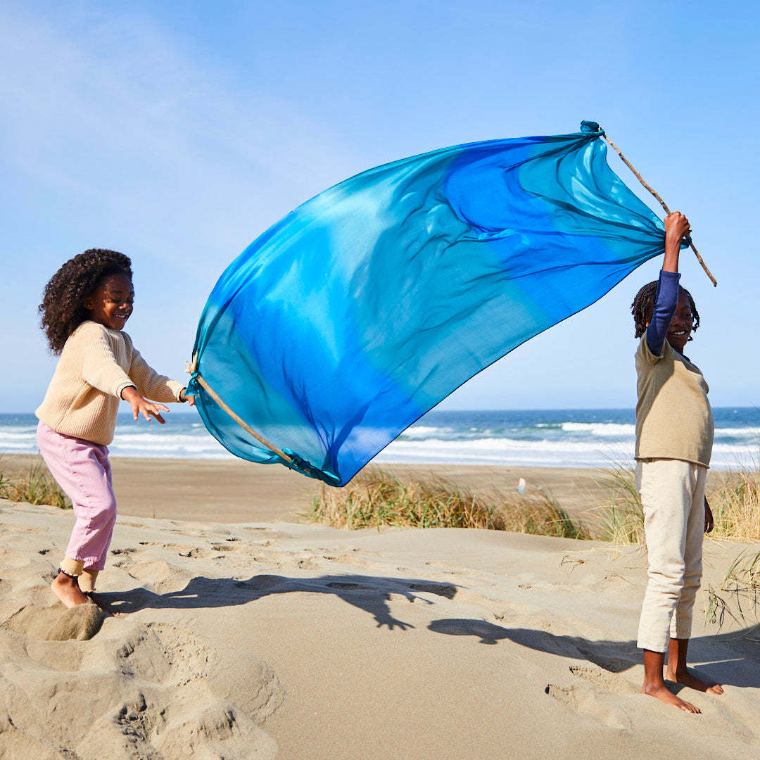 Sarah's Silks Giant Silk Ocean - 70 x 35 inches | | Sarah's Silks | Little Acorn to Mighty Oaks
