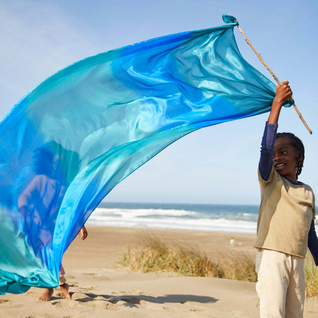 Sarah's Silks Giant Silk Ocean - 70 x 35 inches | | Sarah's Silks | Little Acorn to Mighty Oaks