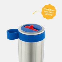 PlanetBox Stainless Steel Glacier Sip Water Bottle - Arctic | | PlanetBox | Little Acorn to Mighty Oaks