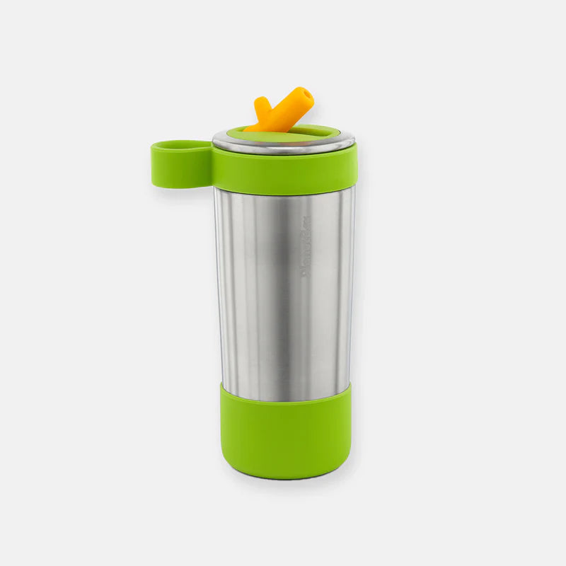 PlanetBox Stainless Steel Glacier Sip Water Bottle - Apple | | PlanetBox | Little Acorn to Mighty Oaks