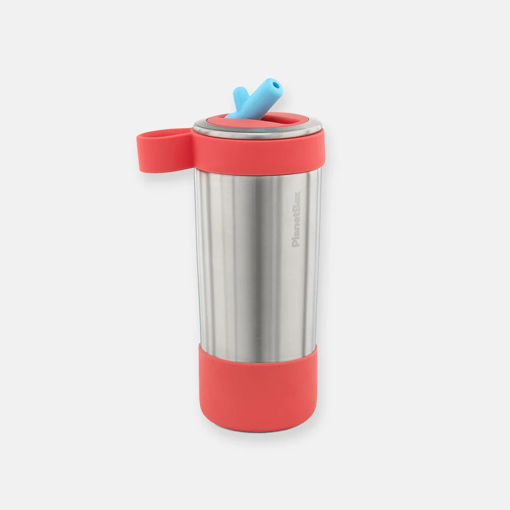 PlanetBox Glacier Sip Water Bottle - Coral | | PlanetBox | Little Acorn to Mighty Oaks
