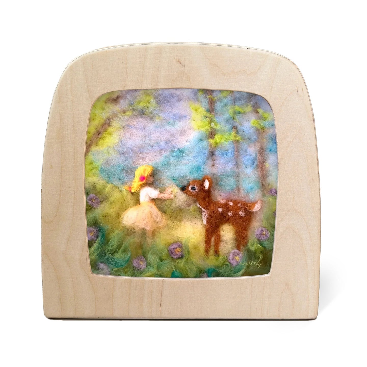 Het Wol Feetje - Girl with deer Silhouette for Toverlux Lamp | Toy | Toverlux | Little Acorn to Mighty Oaks