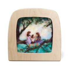 Het Wol Feetje - Big sisters little brother Silhouette