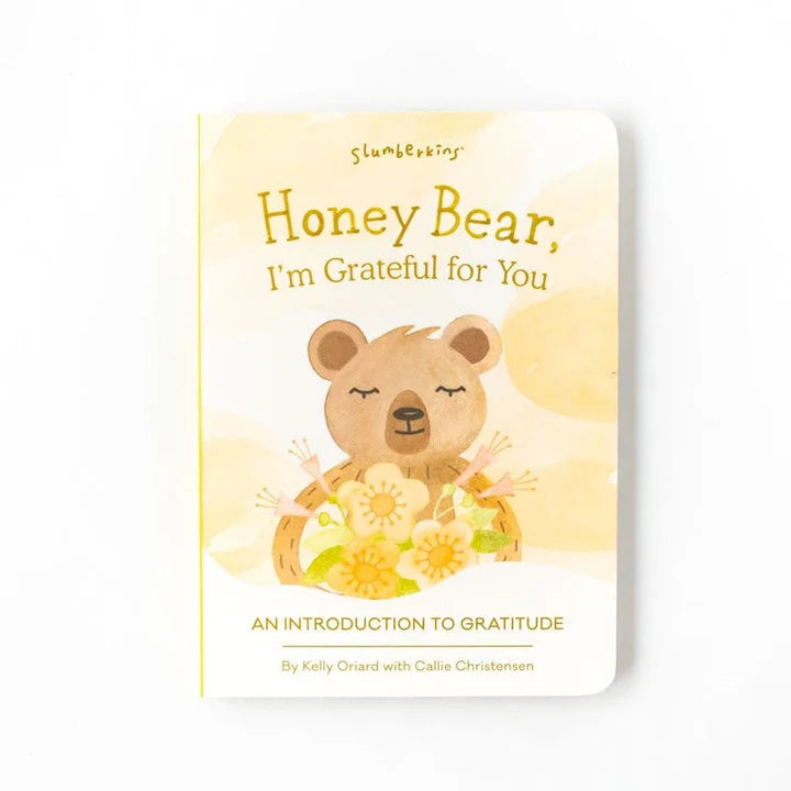 Slumberkins Honey Bear Kin - Promotes Gratitude | | Slumberkins | Little Acorn to Mighty Oaks