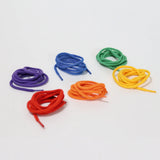The Grimm's Rainbow Laces for Threading | | Grimm's Spiel and Holz | Little Acorn to Mighty Oaks