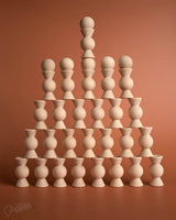 Chill Pepper Sweets – Wooden Stacking Game Sugar Free  (33 pcs)