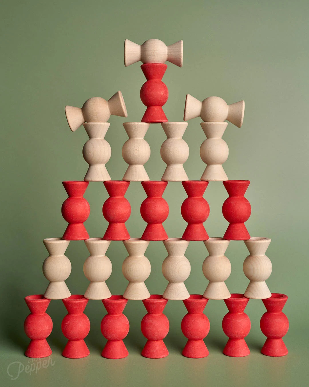 Chill Pepper Sweets – Wooden Stacking Game Red Velvet (33 pcs) | | Chill Pepper | Little Acorn to Mighty Oaks