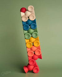 Chill Pepper Sweets – Wooden Stacking Game Forest Fruits (33 pcs) | | Chill Pepper | Little Acorn to Mighty Oaks