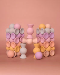 Chill Pepper Sweets Wooden Stacking Game Peachy Pastels (33 pcs) | | Chill Pepper | Little Acorn to Mighty Oaks