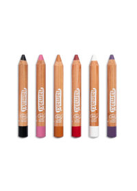 Namaki Organic Face Painting Pencils Jumbo - 6 colours - Halloween | | Namaki | Little Acorn to Mighty Oaks
