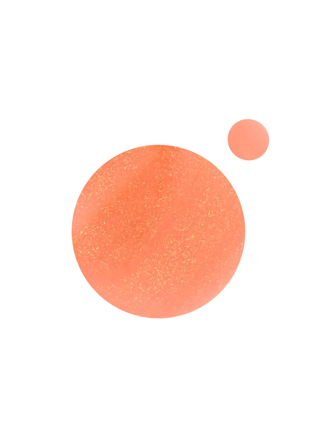 Namaki Water-Based Nail Polish - Coral Glitter | | Namaki | Little Acorn to Mighty Oaks