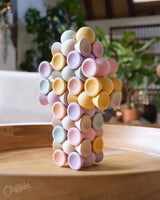 Chill Pepper Sweets Wooden Stacking Game Peachy Pastels (33 pcs) | | Chill Pepper | Little Acorn to Mighty Oaks