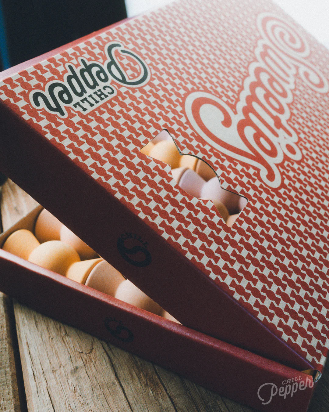 Chill Pepper Sweets Wooden Stacking Game Peachy Pastels (33 pcs) | | Chill Pepper | Little Acorn to Mighty Oaks