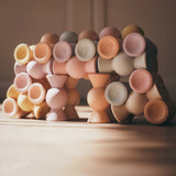 Chill Pepper Sweets Wooden Stacking Game Peachy Pastels (33 pcs) | | Chill Pepper | Little Acorn to Mighty Oaks