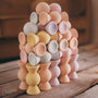 Chill Pepper Sweets Wooden Stacking Game Peachy Pastels (33 pcs) | | Chill Pepper | Little Acorn to Mighty Oaks