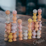 Chill Pepper Sweets Wooden Stacking Game Peachy Pastels (33 pcs) | | Chill Pepper | Little Acorn to Mighty Oaks