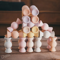Chill Pepper Sweets Wooden Stacking Game Peachy Pastels (33 pcs) | | Chill Pepper | Little Acorn to Mighty Oaks