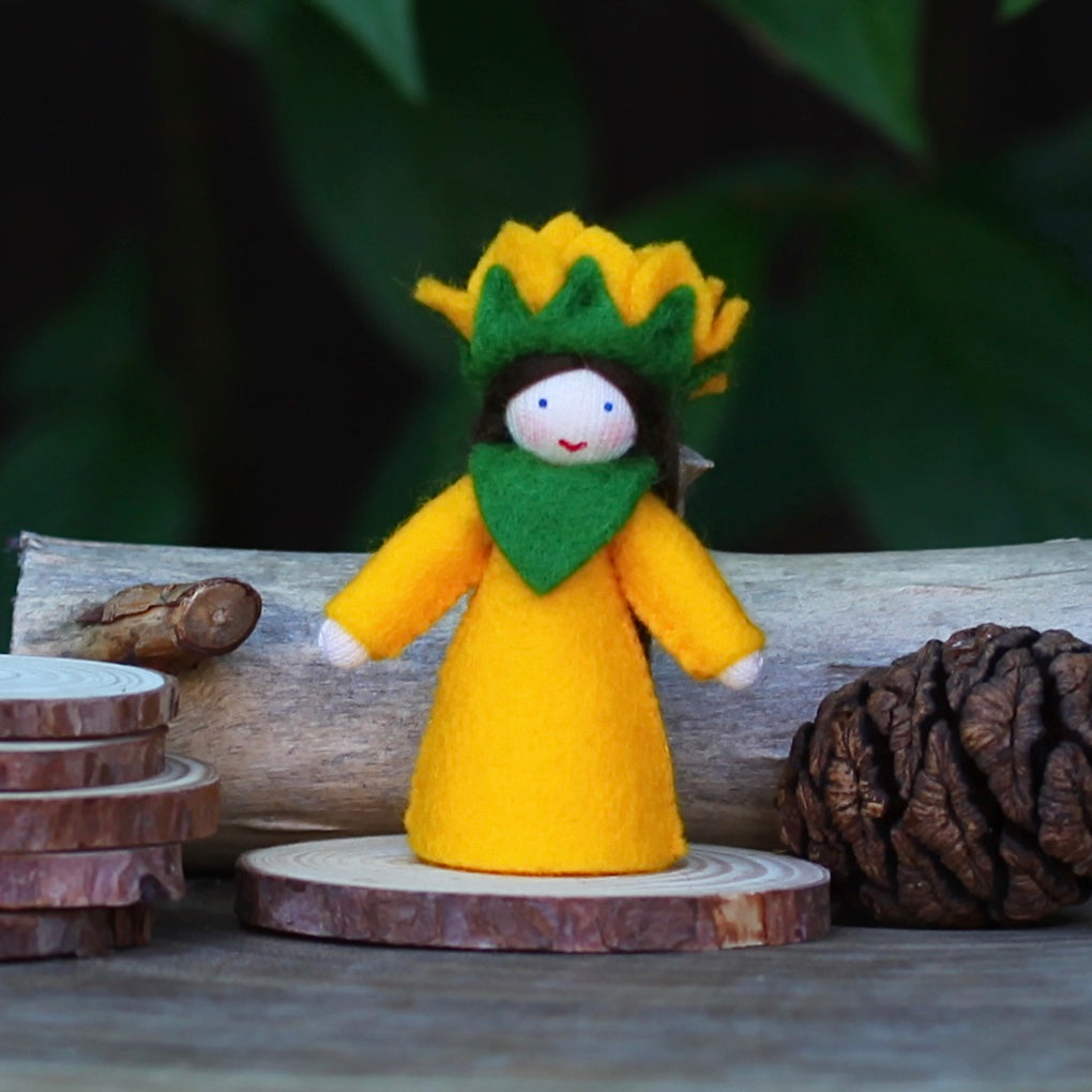 Ambrosius Fairy - Sunflower on Head | | Ambrosius Dolls | Little Acorn to Mighty Oaks