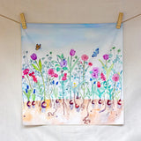 Wonderie - In Bloom Organic Cotton Play Cloth - 1m x 1m | | Wonderie Organic Play Cloths | Little Acorn to Mighty Oaks