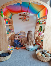Play Silkies - Jumbo Rainbow 70 x 35 inches | | Play Silkies | Little Acorn to Mighty Oaks