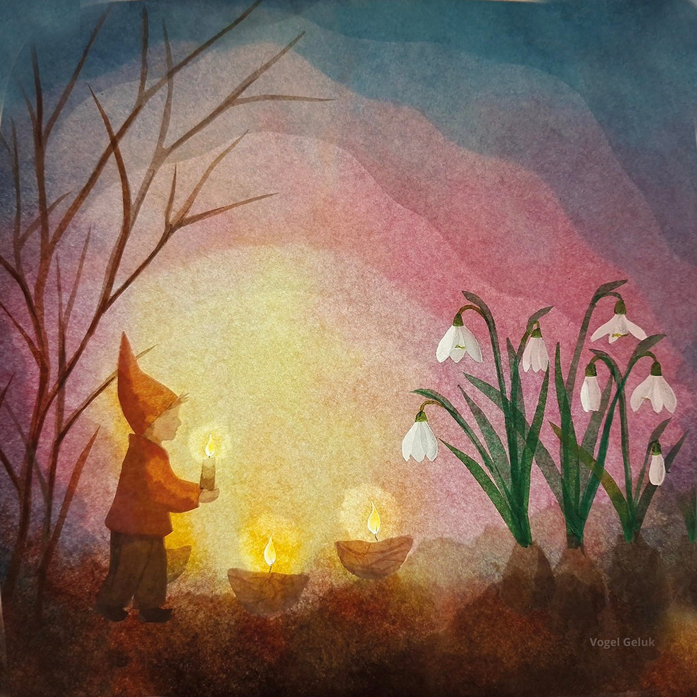 Vogel Geluk - Kindling Spring Silhouette | Toy | Toverlux | Little Acorn to Mighty Oaks