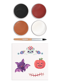 Namaki Organic Face Painting Kit - 4 colours - Halloween + Temporary Tattoos | | Namaki | Little Acorn to Mighty Oaks