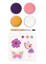 Namaki Organic Face Painting Kit - 4 colours - Butterfly + Temporary Tattoos | | Namaki | Little Acorn to Mighty Oaks