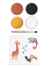 Namaki Organic Face Painting Kit - 4 colours - Animals + Temporary Tattoos | | Namaki | Little Acorn to Mighty Oaks