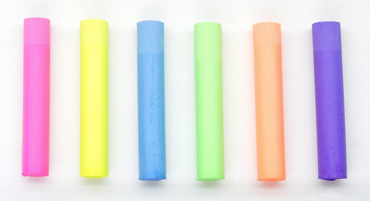 Kitpas Dustless Chalks - 6 Basic Colours | | Kitpas | Little Acorn to Mighty Oaks