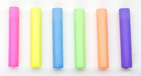 Kitpas Dustless Chalks - 6 Basic Colours