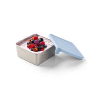 PlanetBox Big Square Stainless Steel Dipper 12.3oz - Cloudy Day | | PlanetBox | Little Acorn to Mighty Oaks