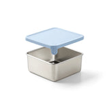 PlanetBox Big Square Stainless Steel Dipper 12.3oz - Cloudy Day | | PlanetBox | Little Acorn to Mighty Oaks