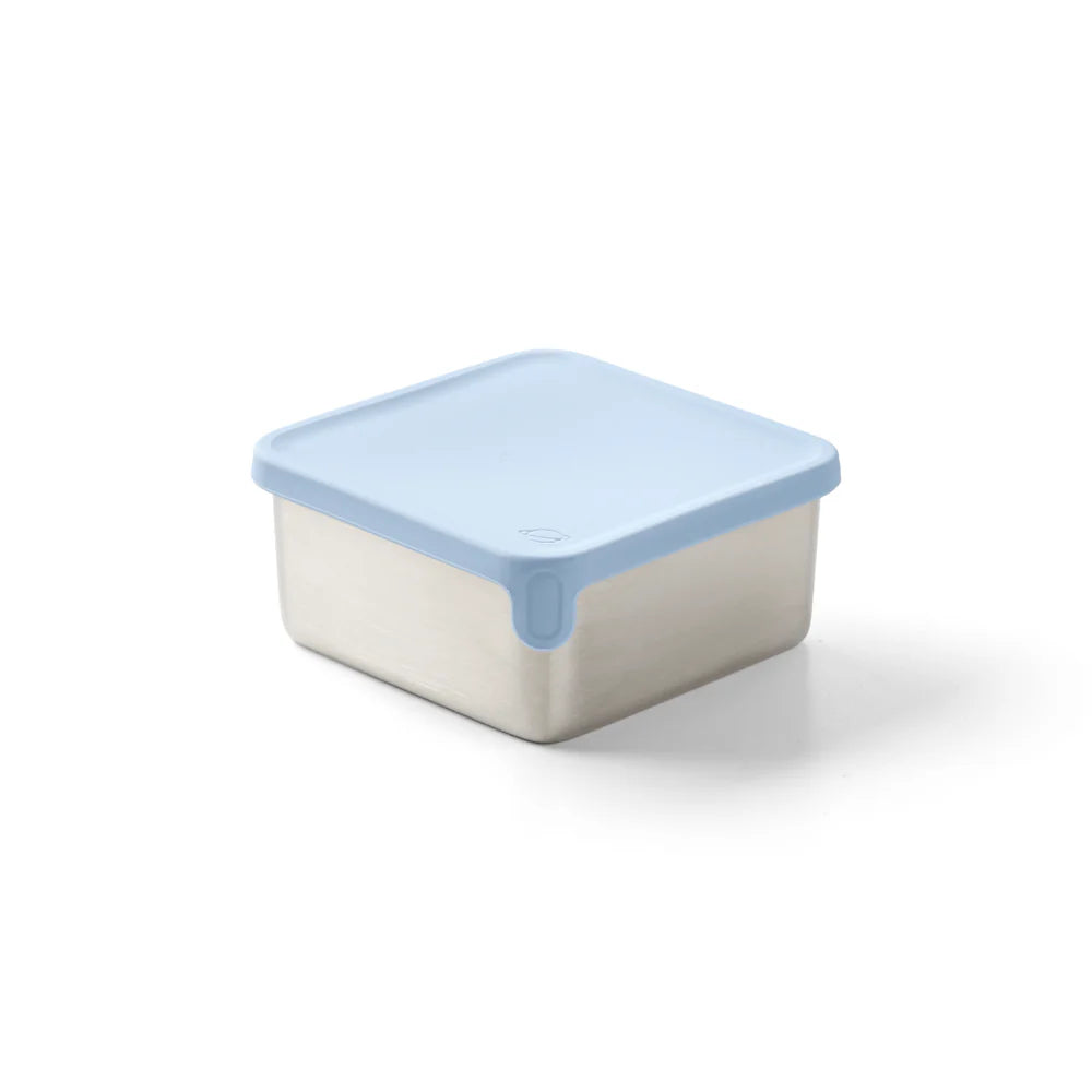 PlanetBox Big Square Stainless Steel Dipper 12.3oz - Cloudy Day | | PlanetBox | Little Acorn to Mighty Oaks