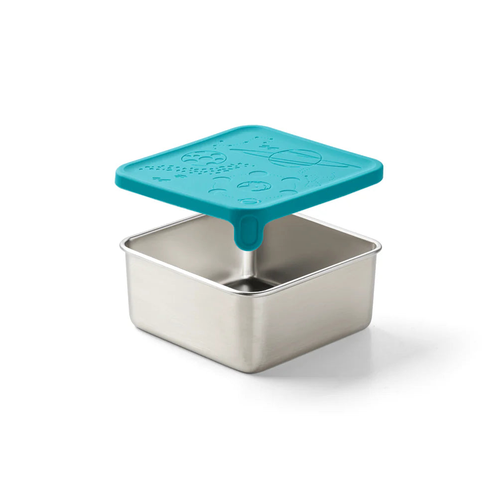 PlanetBox Big Square Stainless Steel Dipper 12.3oz - Galactic | | PlanetBox | Little Acorn to Mighty Oaks