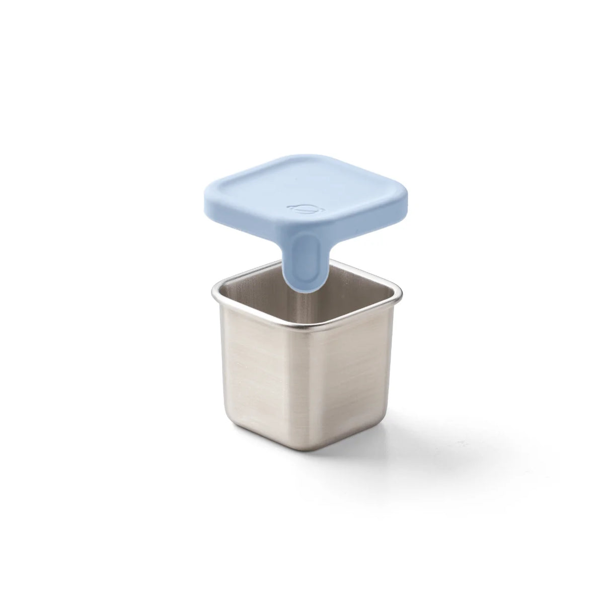 PlanetBox Stainless Steel Little Square Dipper 2.4oz - Cloudy Day | | PlanetBox | Little Acorn to Mighty Oaks