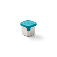 PlanetBox Stainless Steel Little Square Dipper 2.4oz - Galactic | | PlanetBox | Little Acorn to Mighty Oaks