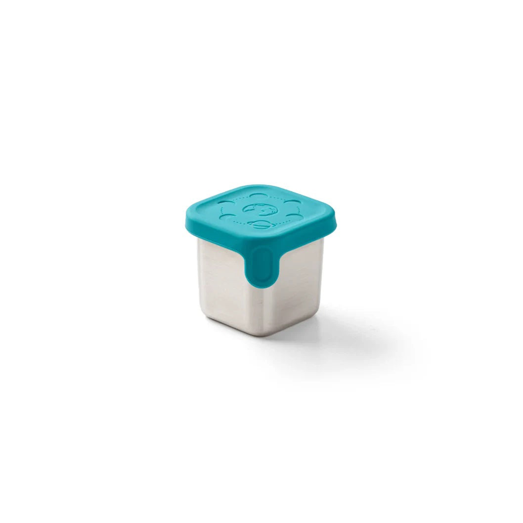 PlanetBox Stainless Steel Little Square Dipper 2.4oz - Galactic | | PlanetBox | Little Acorn to Mighty Oaks