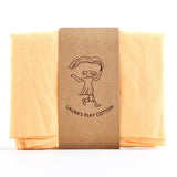 Laura's Play Cotton -Light Orange - 35 x 35 inches - Organic Cotton | | Laura's Play Cotton | Little Acorn to Mighty Oaks