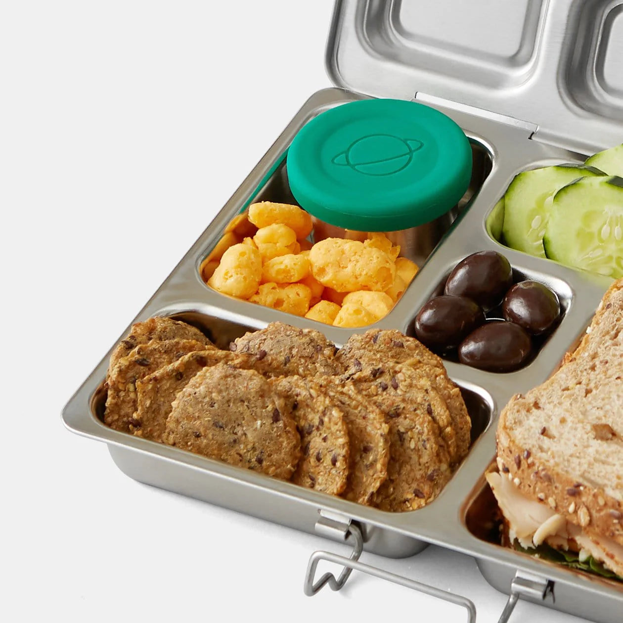 PlanetBox Stainless Steel Round Dipper 1.9oz | | PlanetBox | Little Acorn to Mighty Oaks