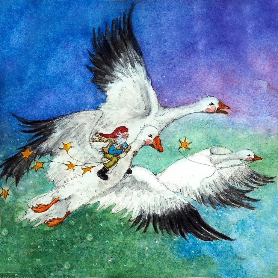 Eentje van Margo - George and the Snow Geese Toverlux Silhouette | Toy | Toverlux | Little Acorn to Mighty Oaks