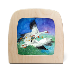 Eentje van Margo - George and the Snow Geese Silhouette