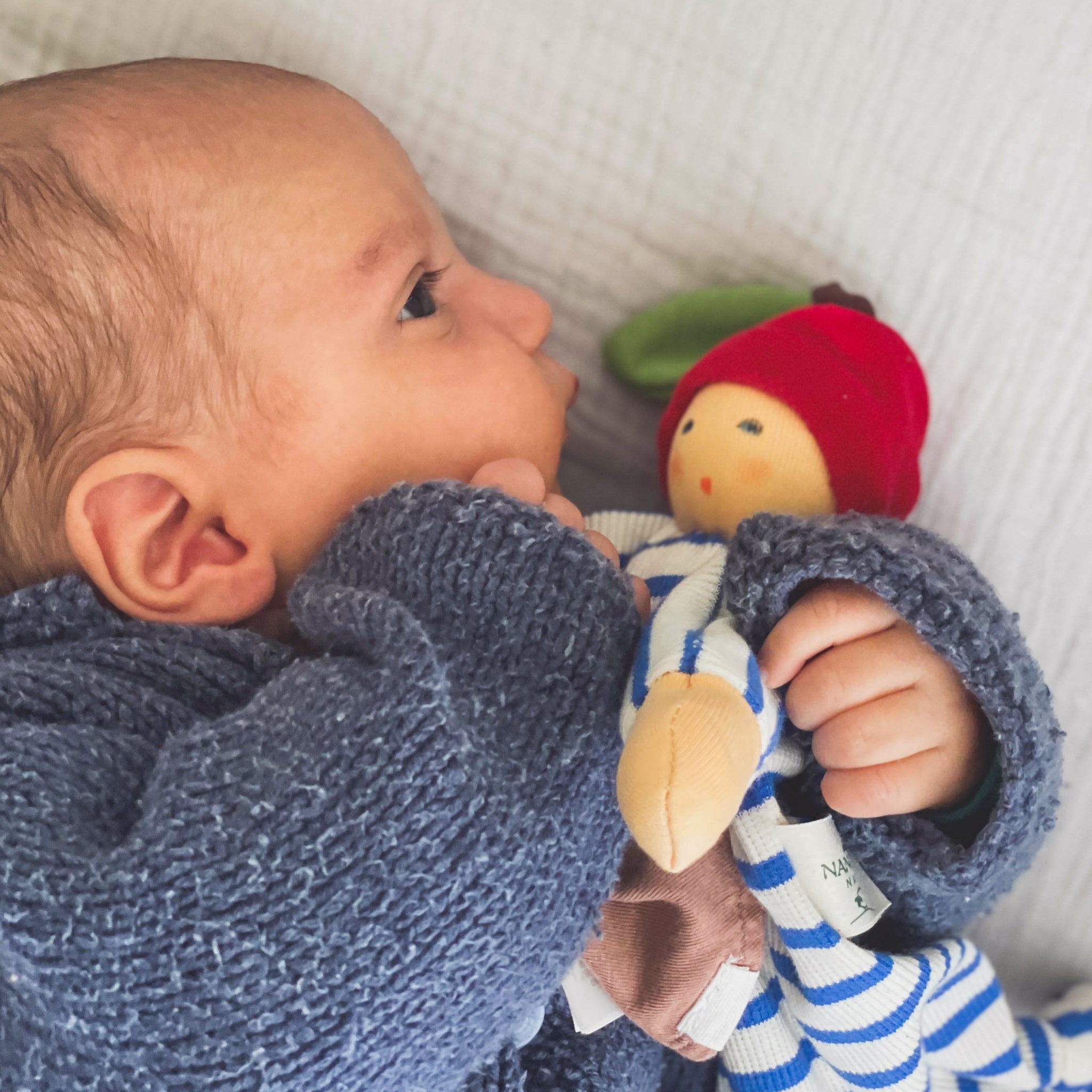Nanchen Organic Waldorf Blanket Doll - Apple | | Nanchen | Little Acorn to Mighty Oaks