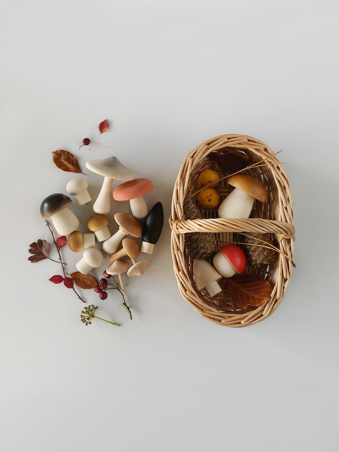 Moon Picnic - Forest Mushrooms Basket | | Moon Picnic | Little Acorn to Mighty Oaks