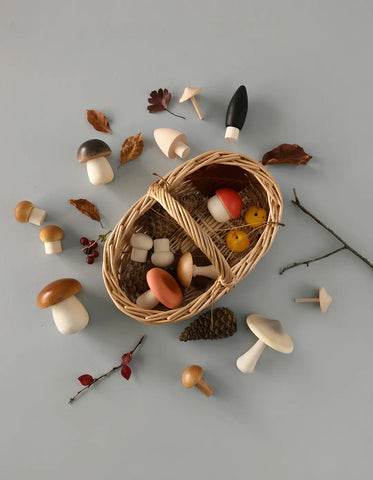 Moon Picnic - Forest Mushrooms Basket